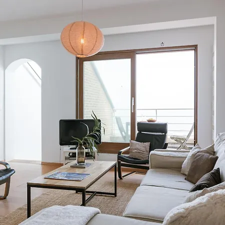 דירה Huswell - Seaside Duplex With Four Terraces דה האן